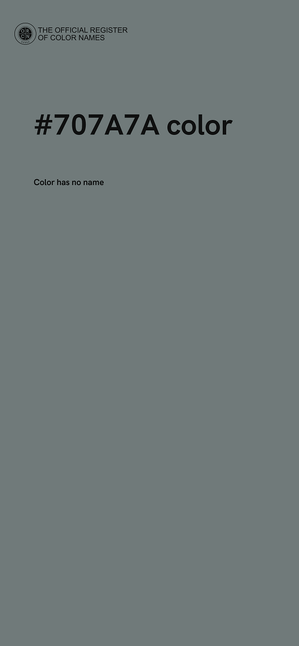 #707A7A color image