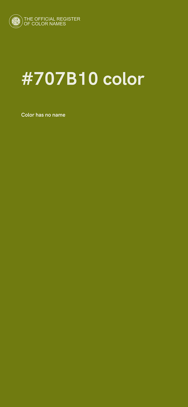 #707B10 color image