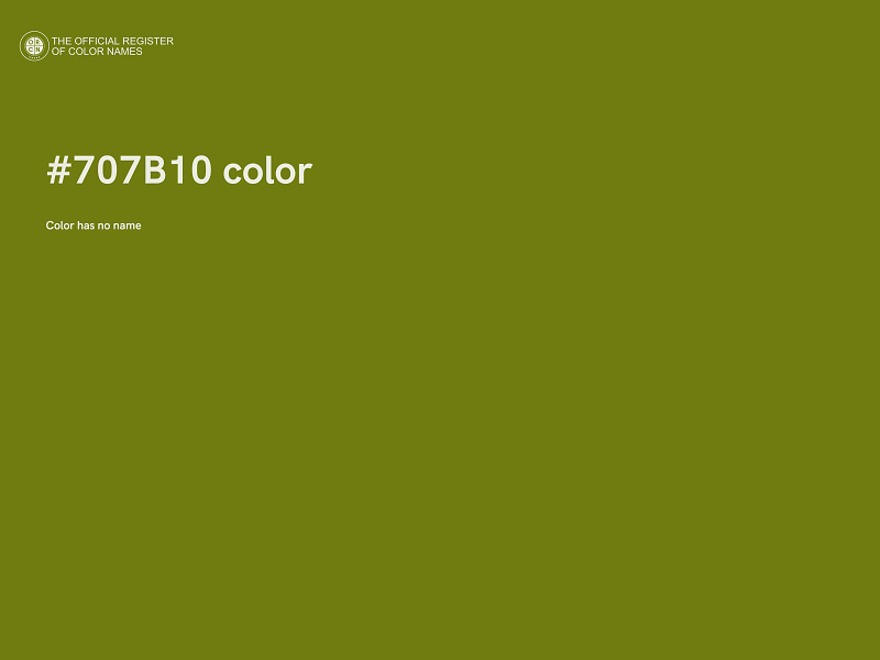 #707B10 color image