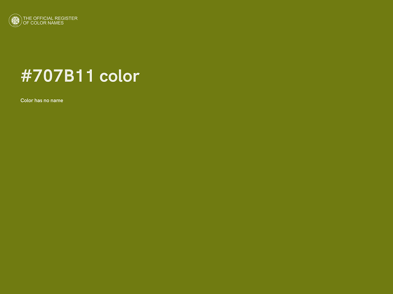 #707B11 color image