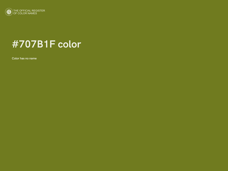 #707B1F color image