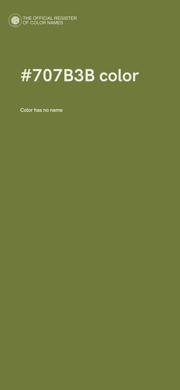 #707B3B color image