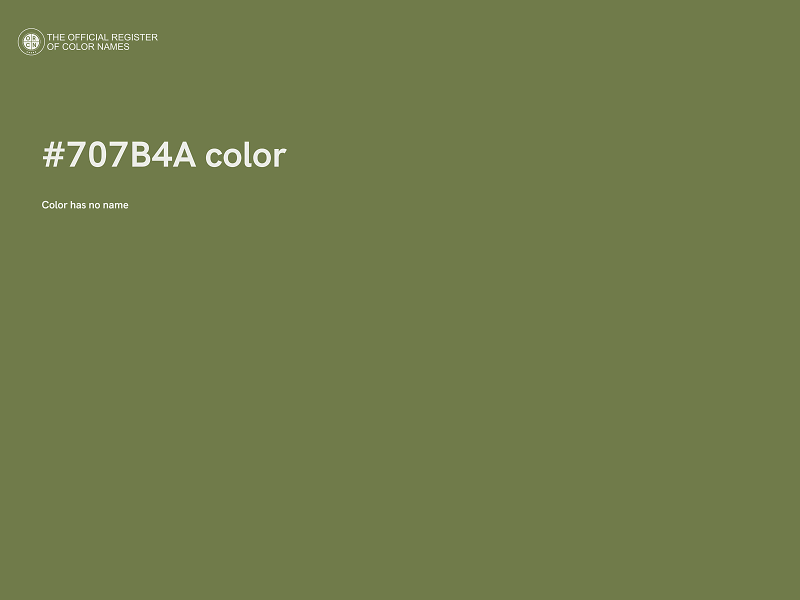 #707B4A color image