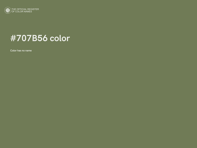 #707B56 color image