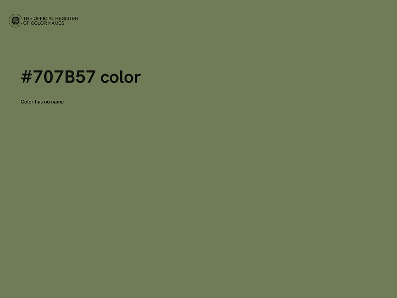 #707B57 color image