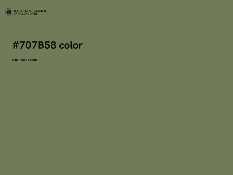 #707B58 color image