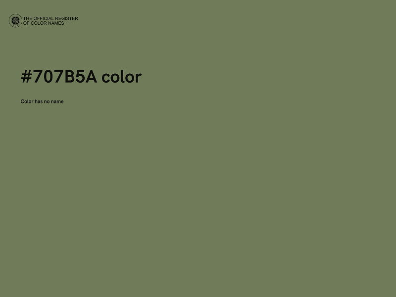 #707B5A color image