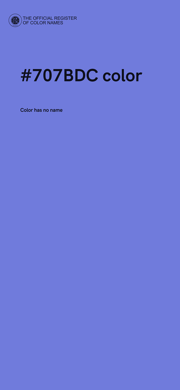 #707BDC color image