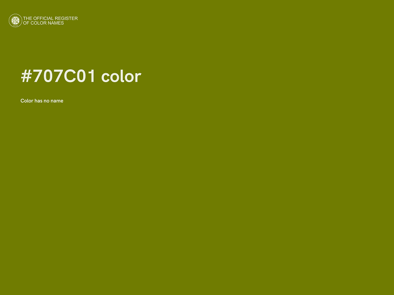 #707C01 color image