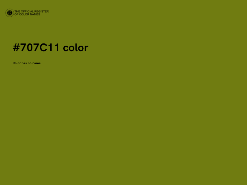 #707C11 color image