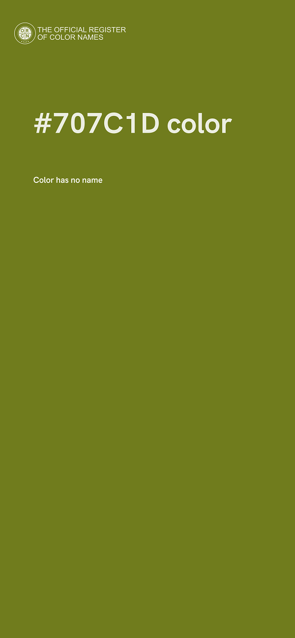 #707C1D color image