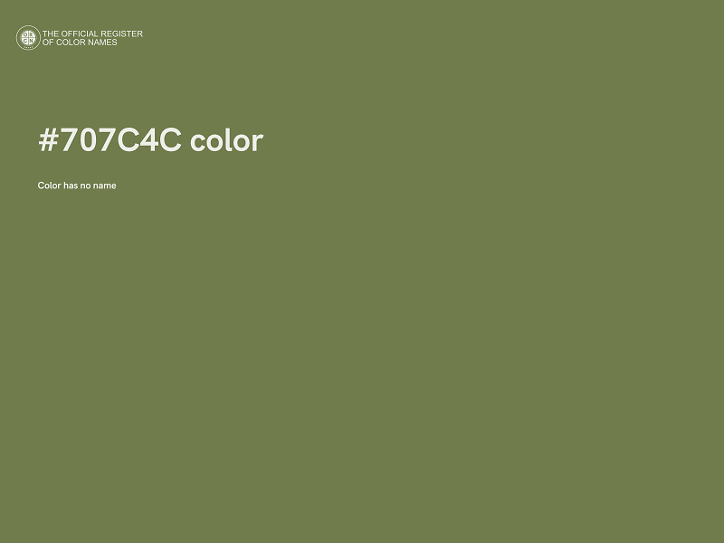 #707C4C color image