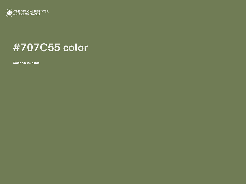 #707C55 color image