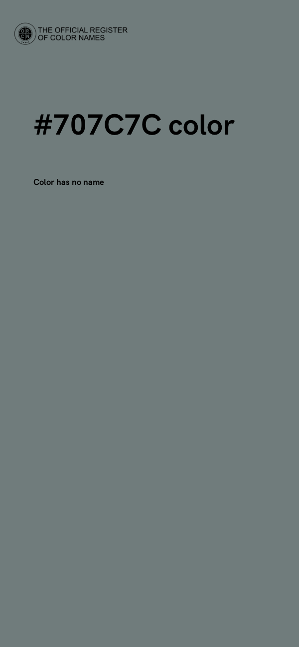 #707C7C color image