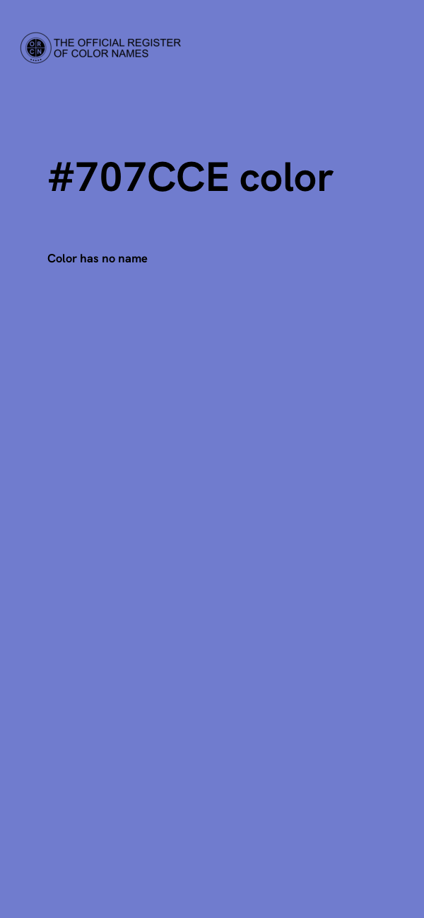 #707CCE color image