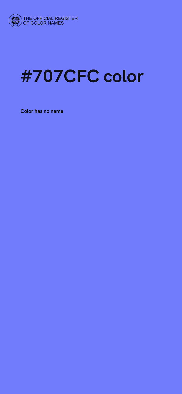 #707CFC color image