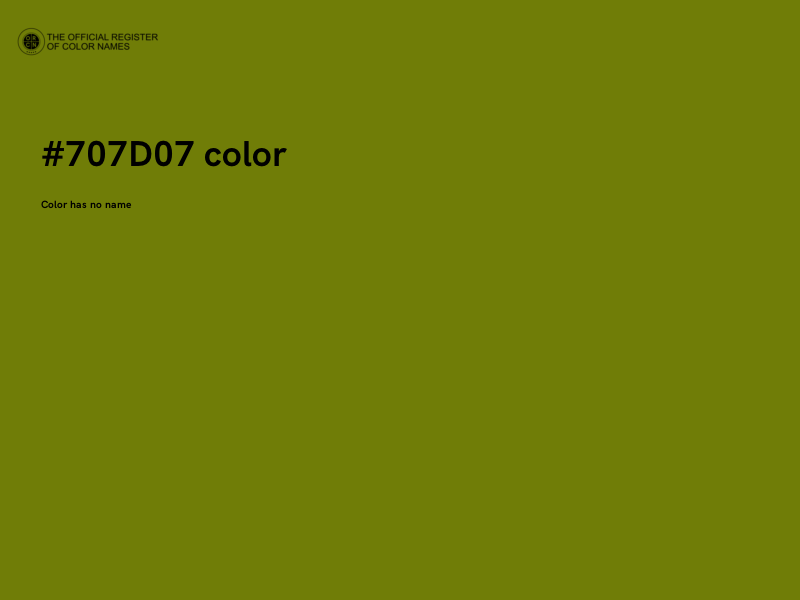 #707D07 color image