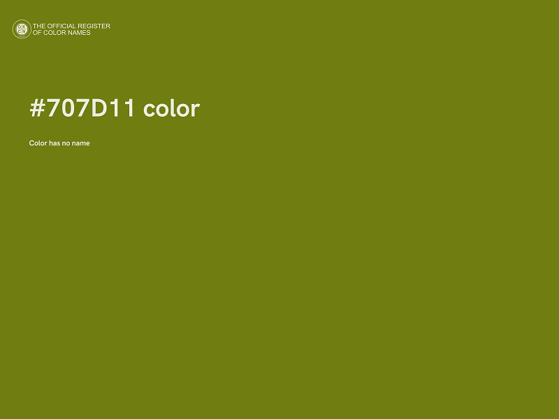 #707D11 color image