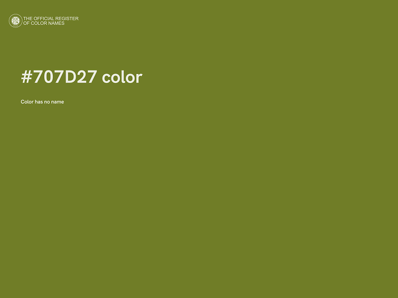 #707D27 color image