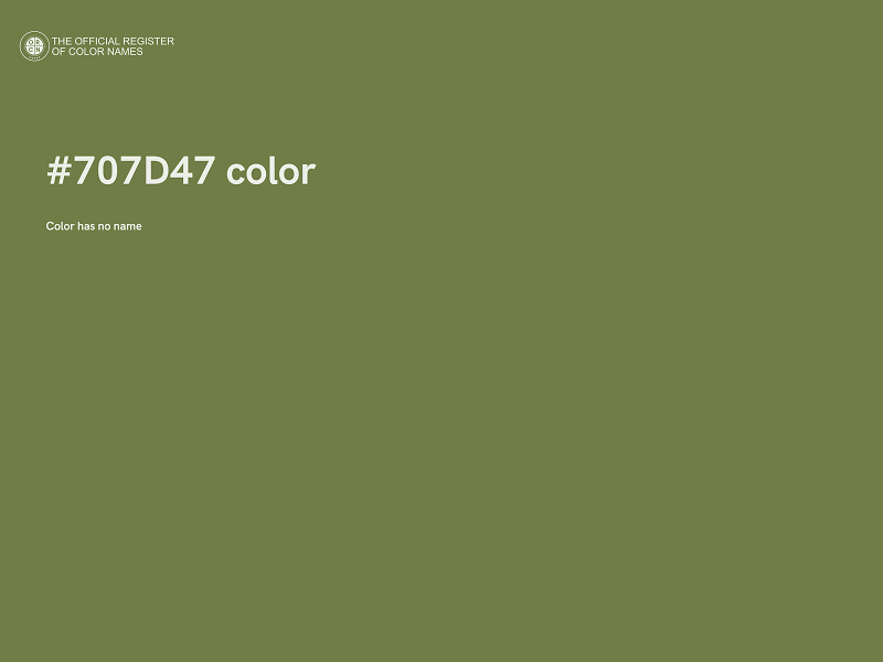 #707D47 color image