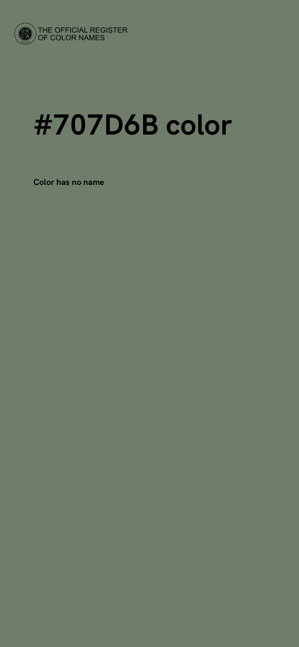 #707D6B color image