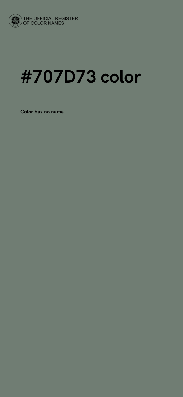 #707D73 color image