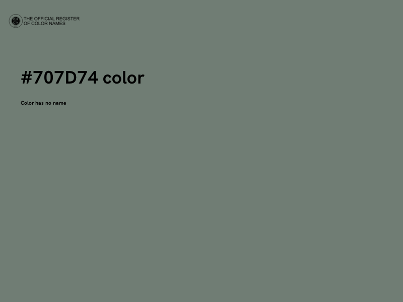 #707D74 color image