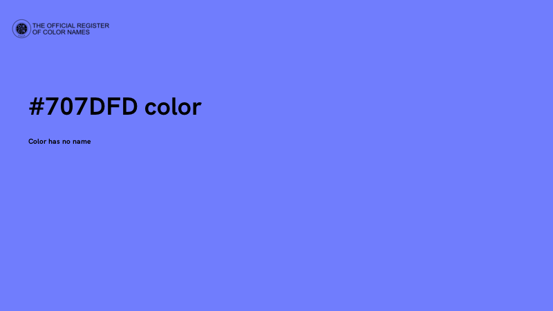 #707DFD color image