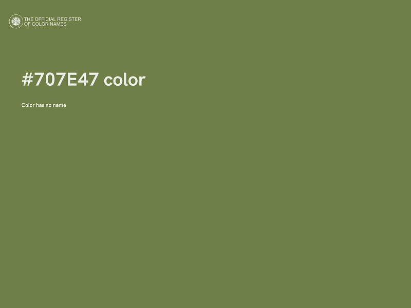 #707E47 color image