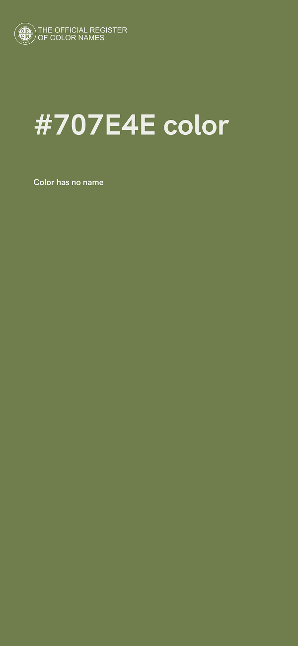 #707E4E color image