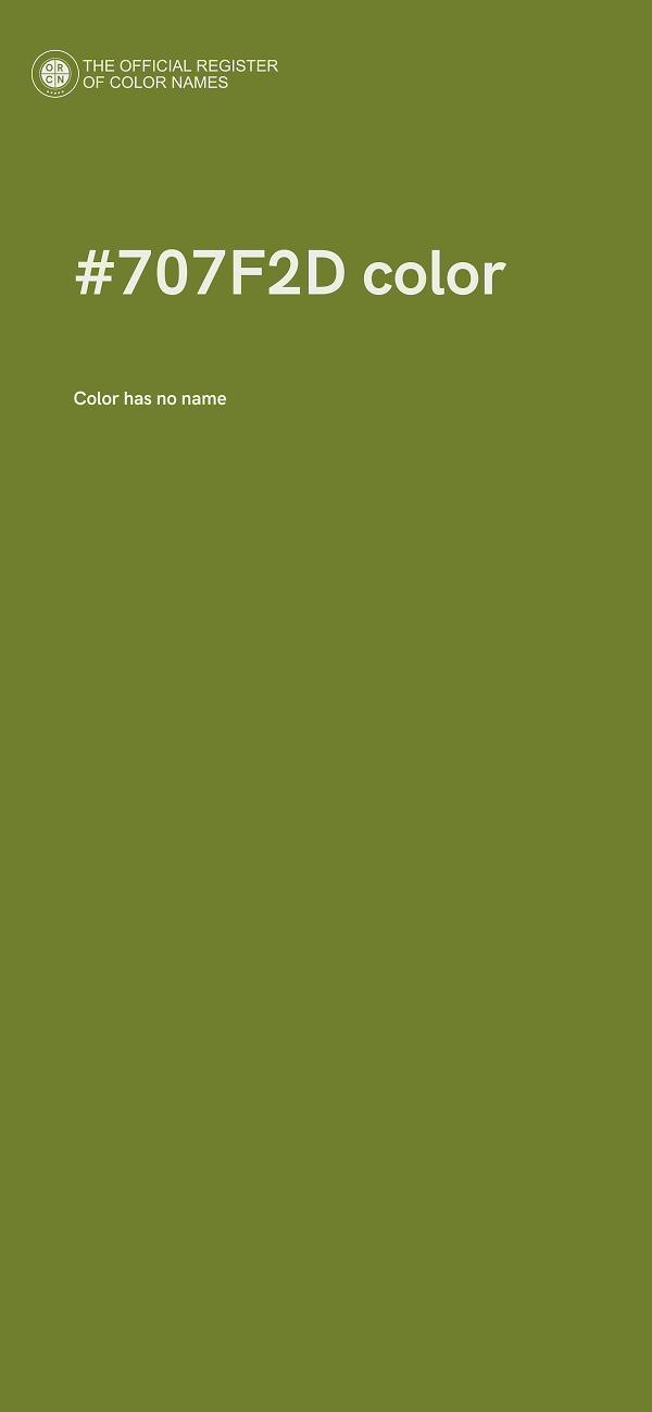#707F2D color image