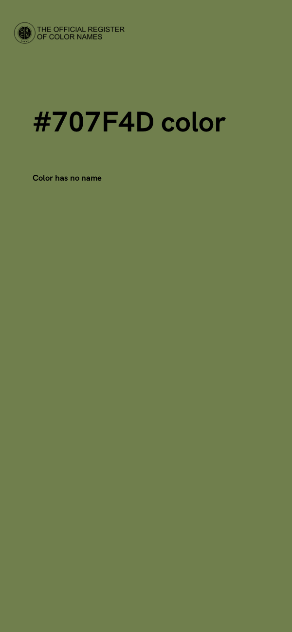 #707F4D color image
