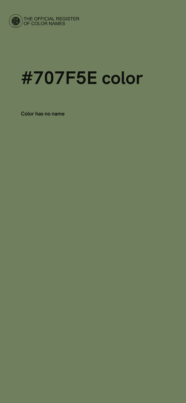 #707F5E color image