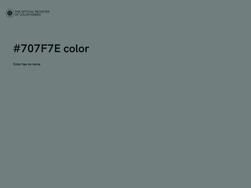 #707F7E color image