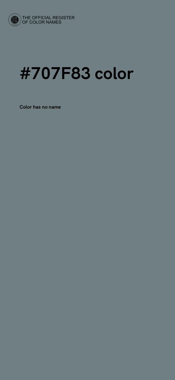 #707F83 color image