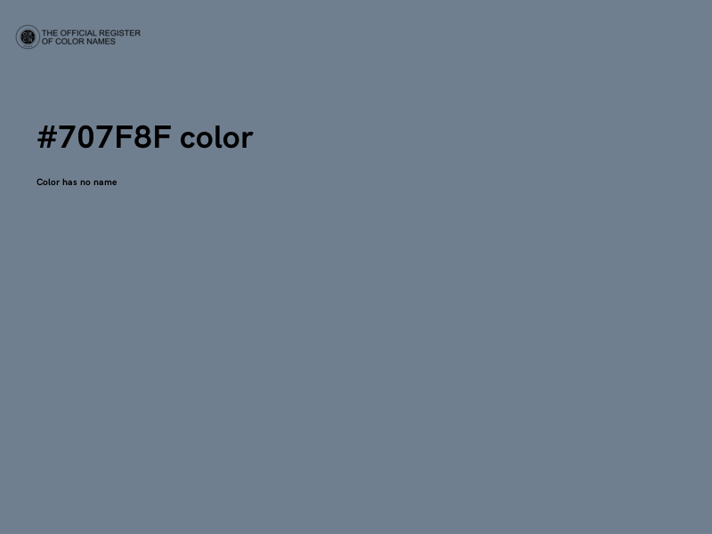 #707F8F color image