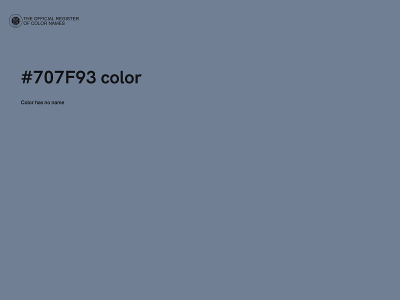 #707F93 color image