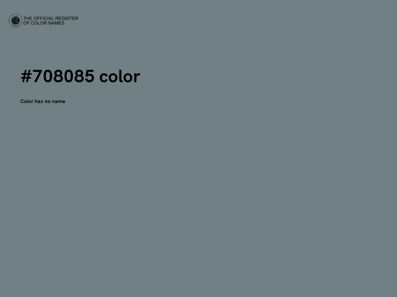 #708085 color image
