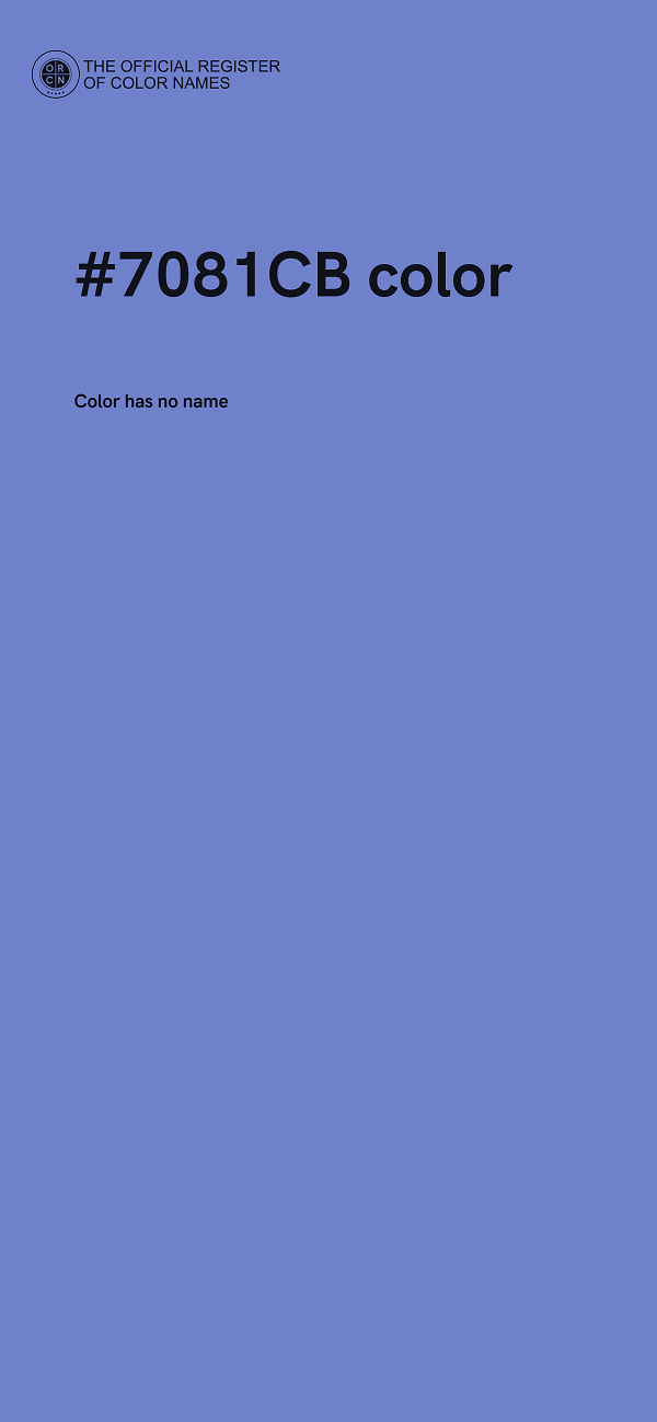 #7081CB color image