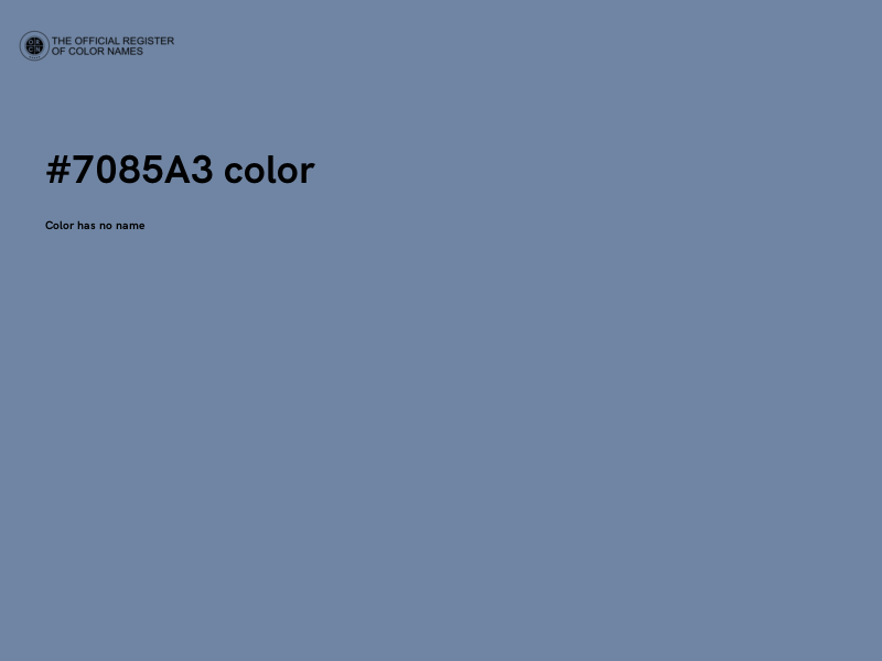 #7085A3 color image