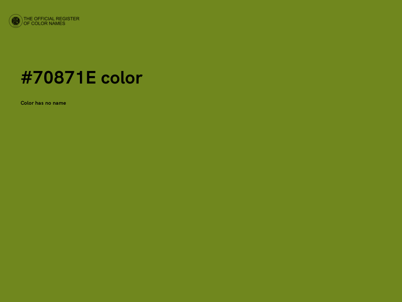 #70871E color image