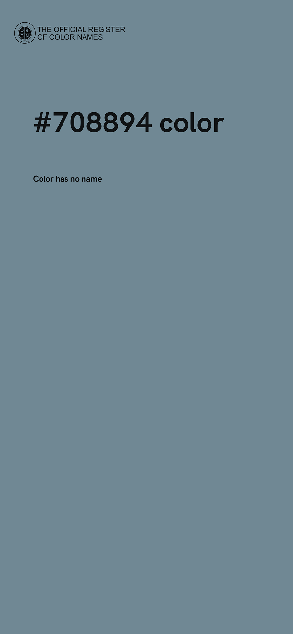#708894 color image