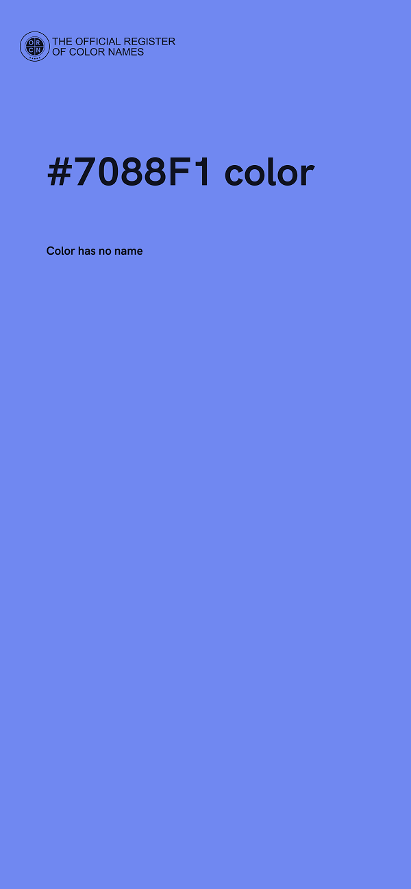 #7088F1 color image
