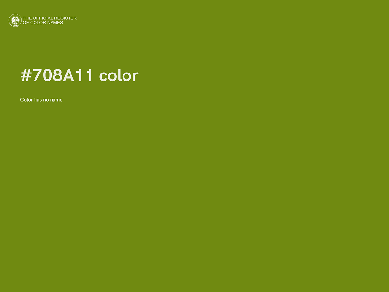 #708A11 color image