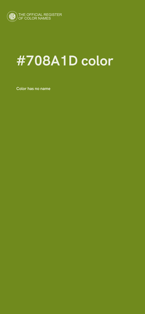 #708A1D color image