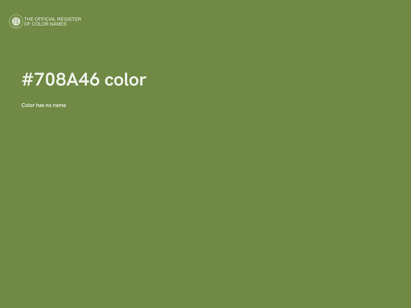 #708A46 color image