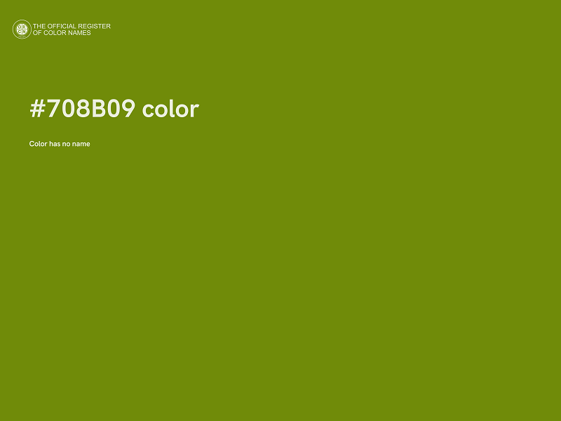 #708B09 color image