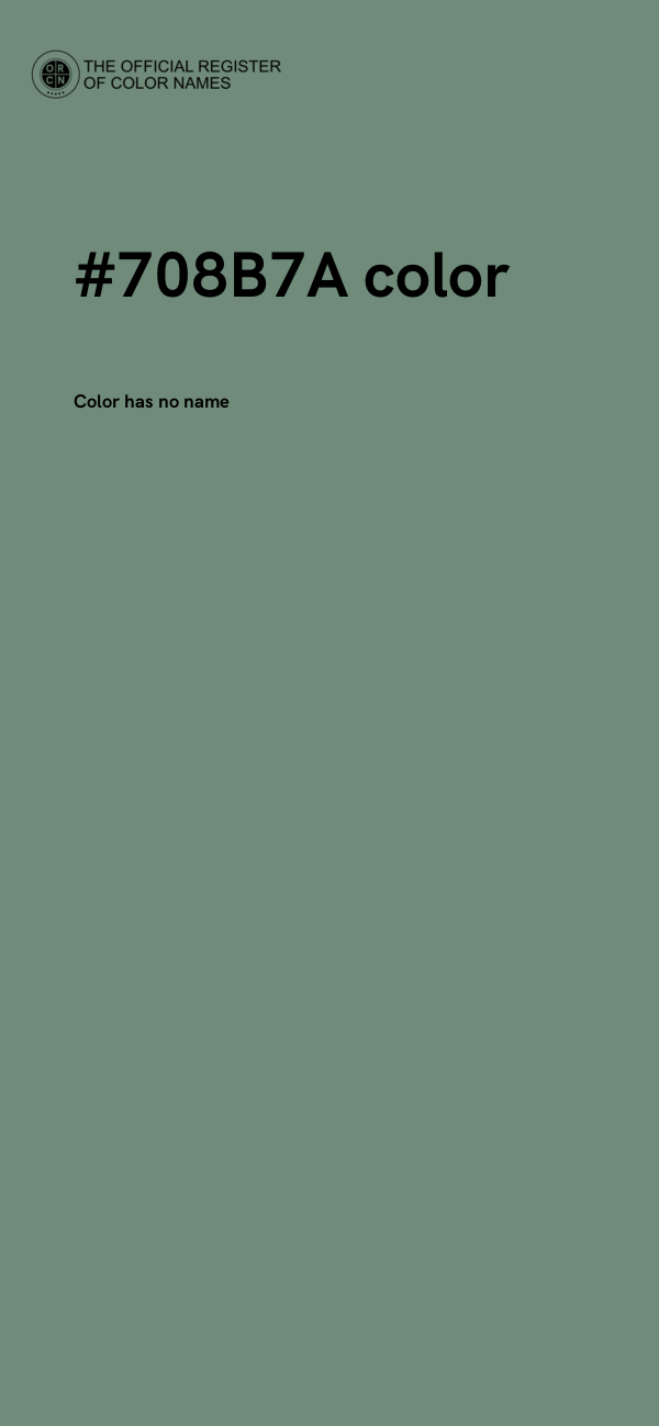 #708B7A color image