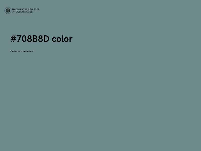#708B8D color image