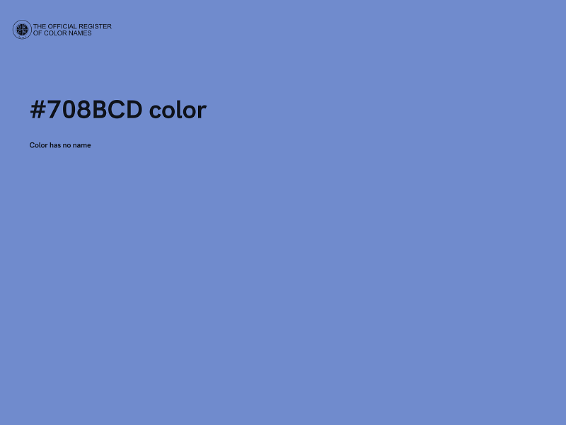 #708BCD color image